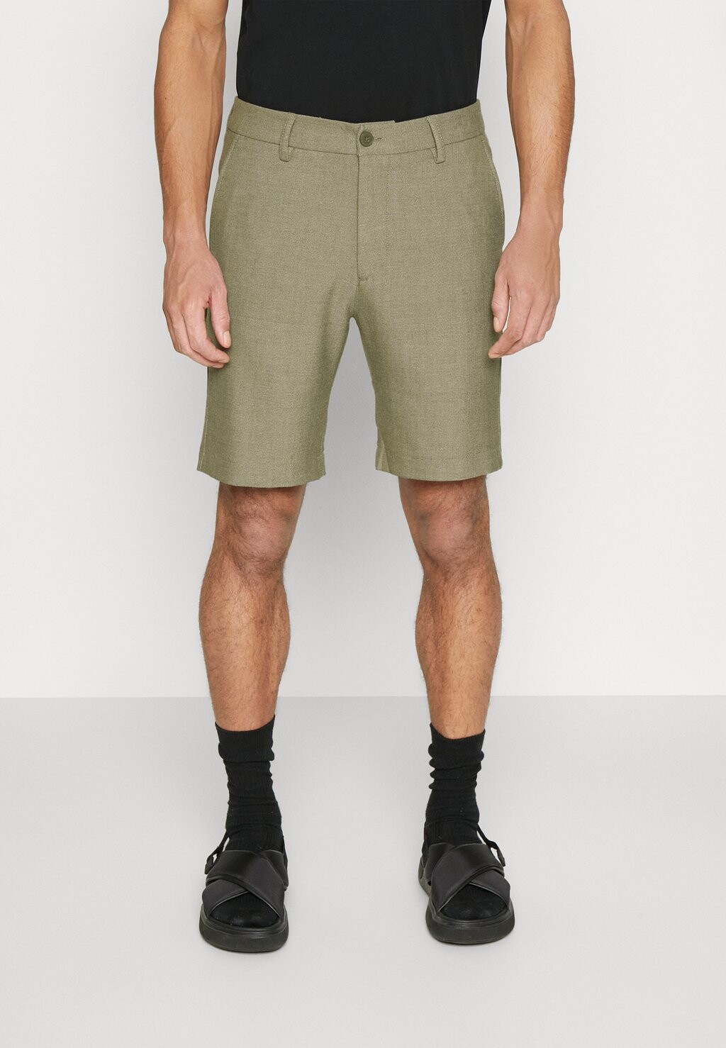 

Шорты COMO REG TONE SHORTS Les Deux, цвет olive night/light sand