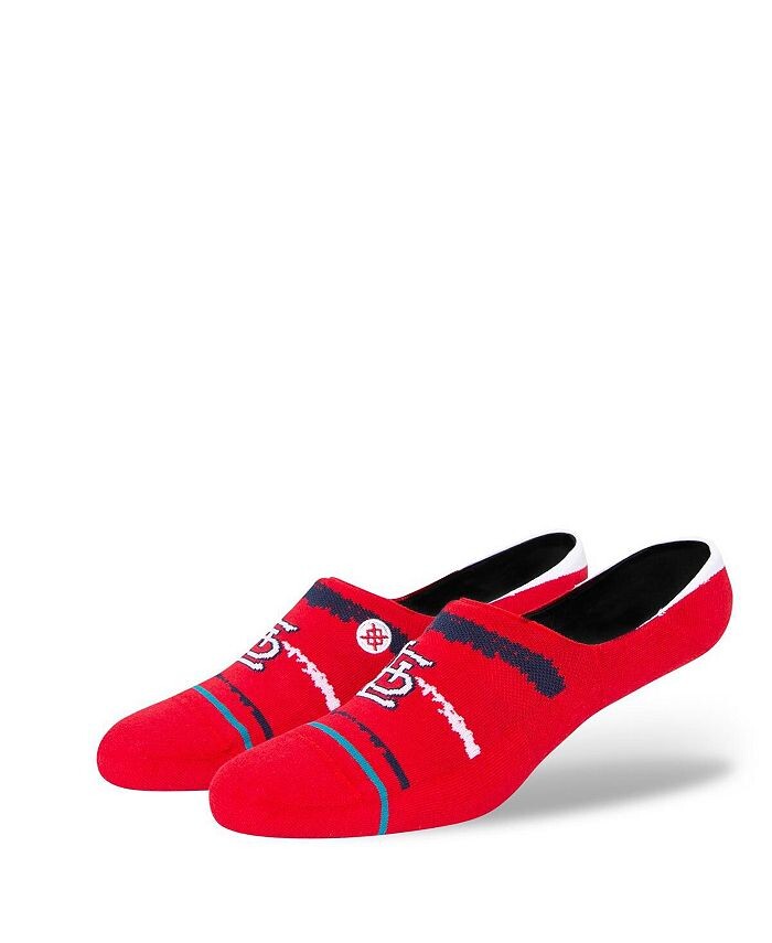 

Мужские и женские носки St. Louis Cardinals Chalk No Show Stance, красный