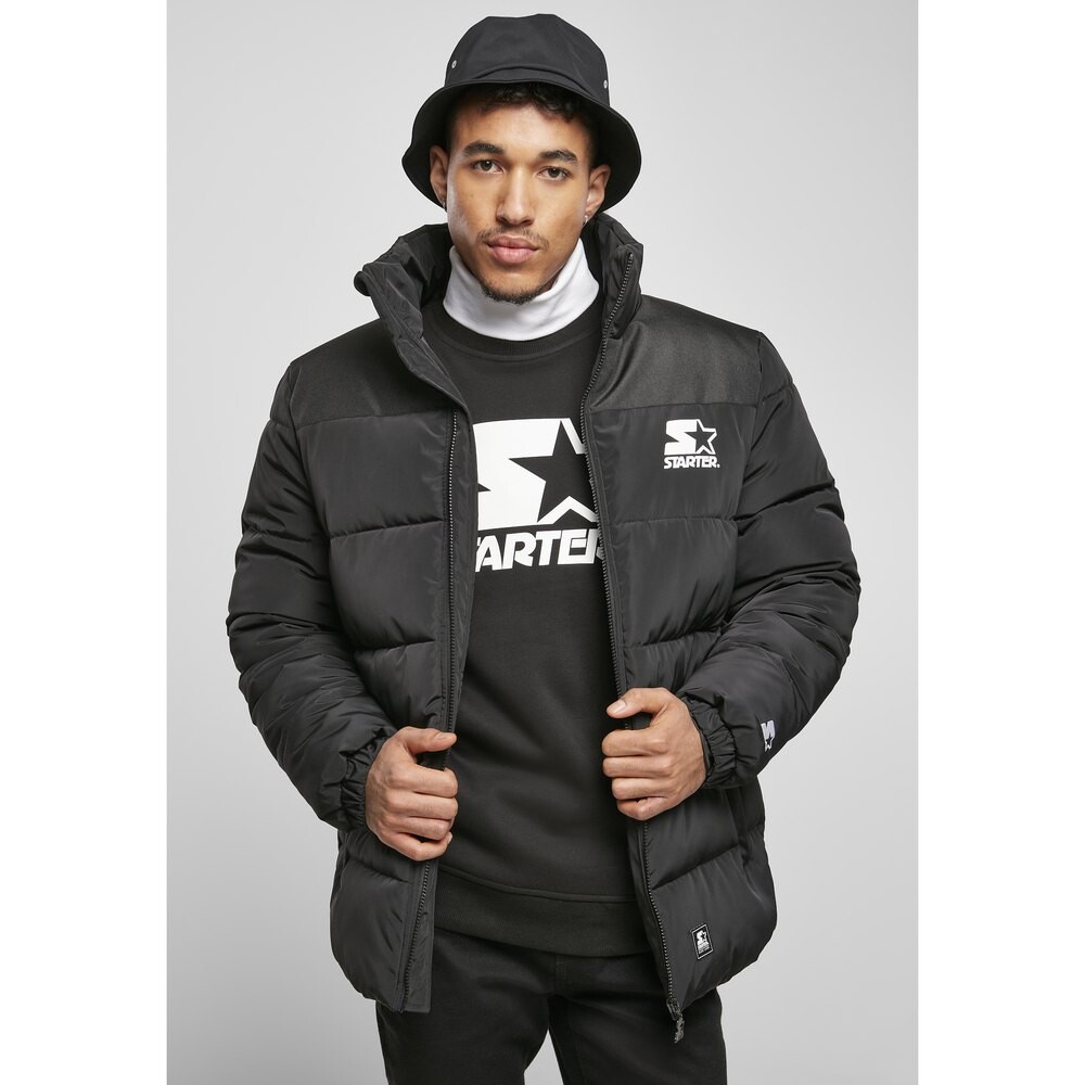 

Куртка Urban Classics Down Starter Logo Puffer, черный