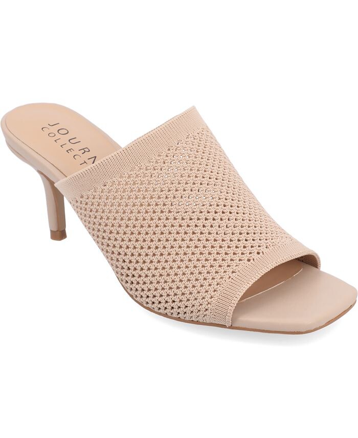 

Женские сандалии Leighton из мягкой вязки Journee Collection, цвет Taupe