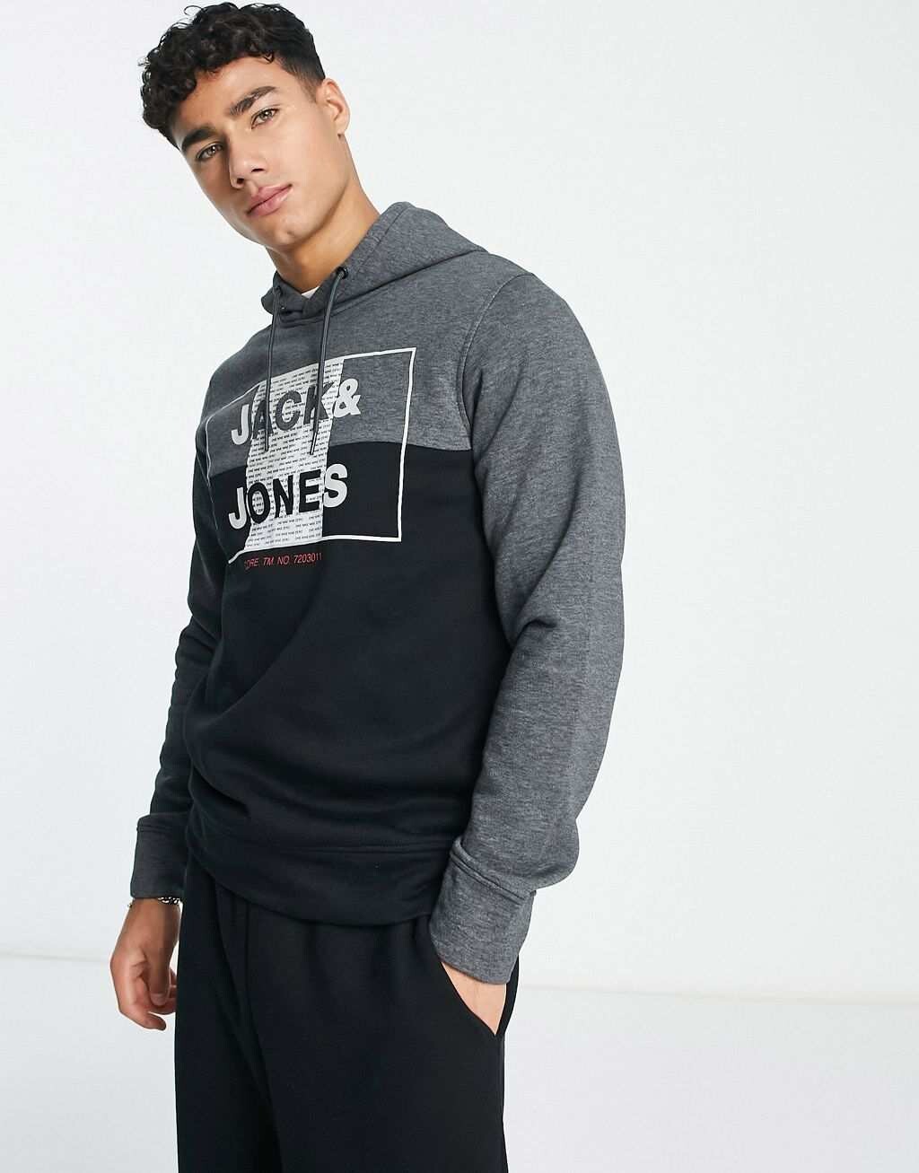 

Черная толстовка с логотипом Jack & Jones