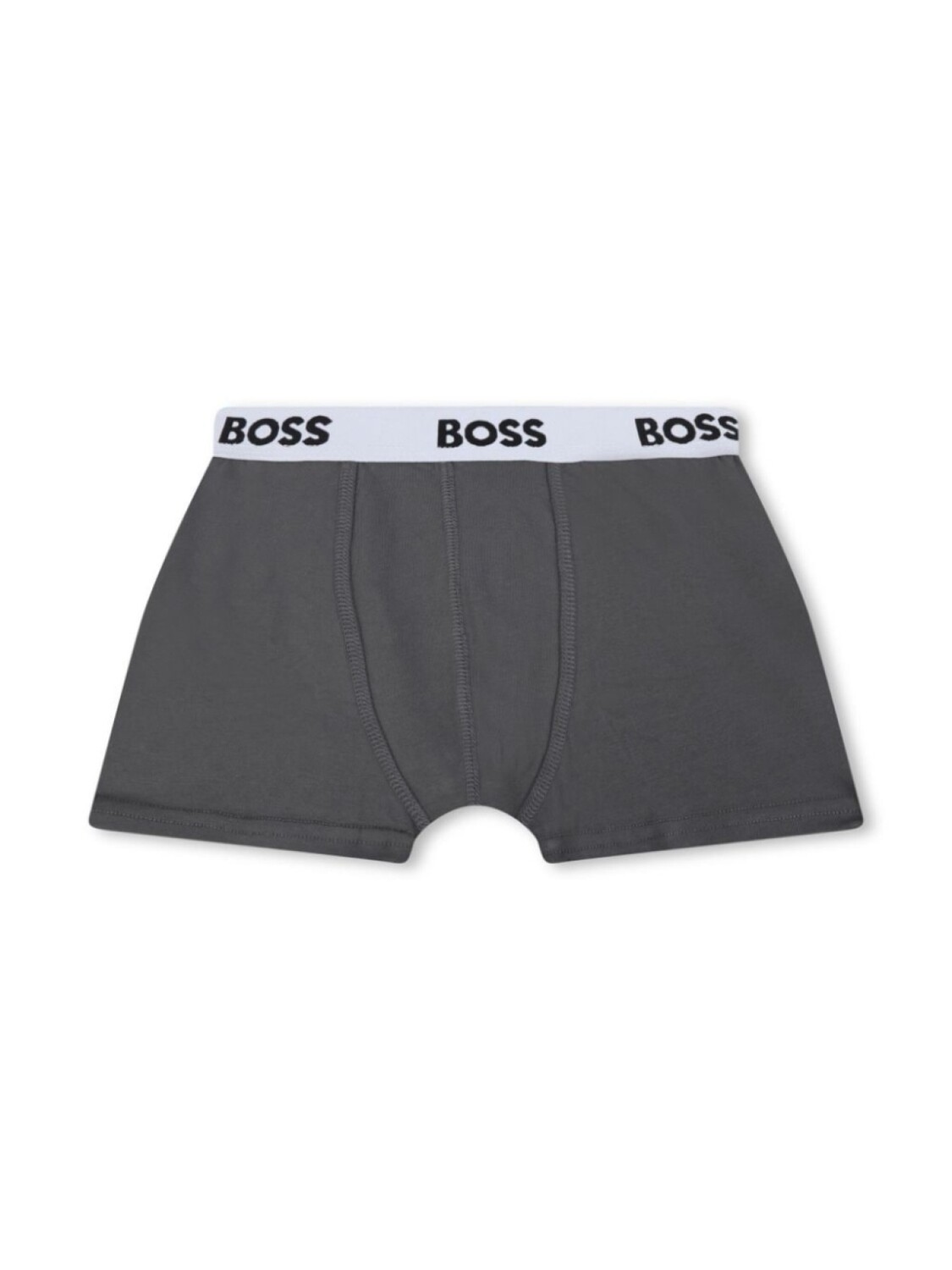 

BOSS Kidswear комплект из двух боксеров с логотипом, серый