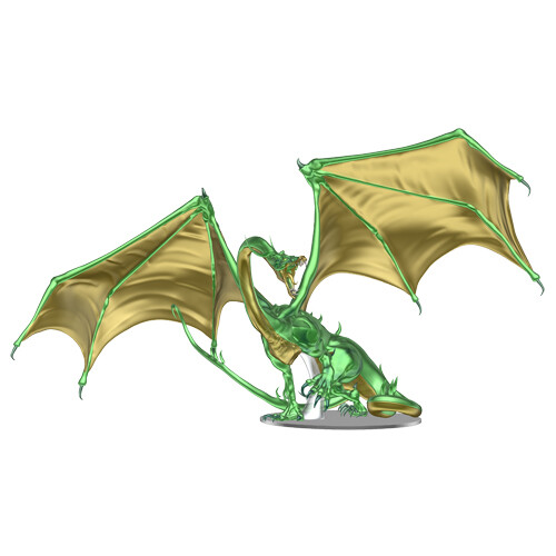 

Фигурки D&D Icons Of The Realms: Adult Emerald Dragon Premium Figure