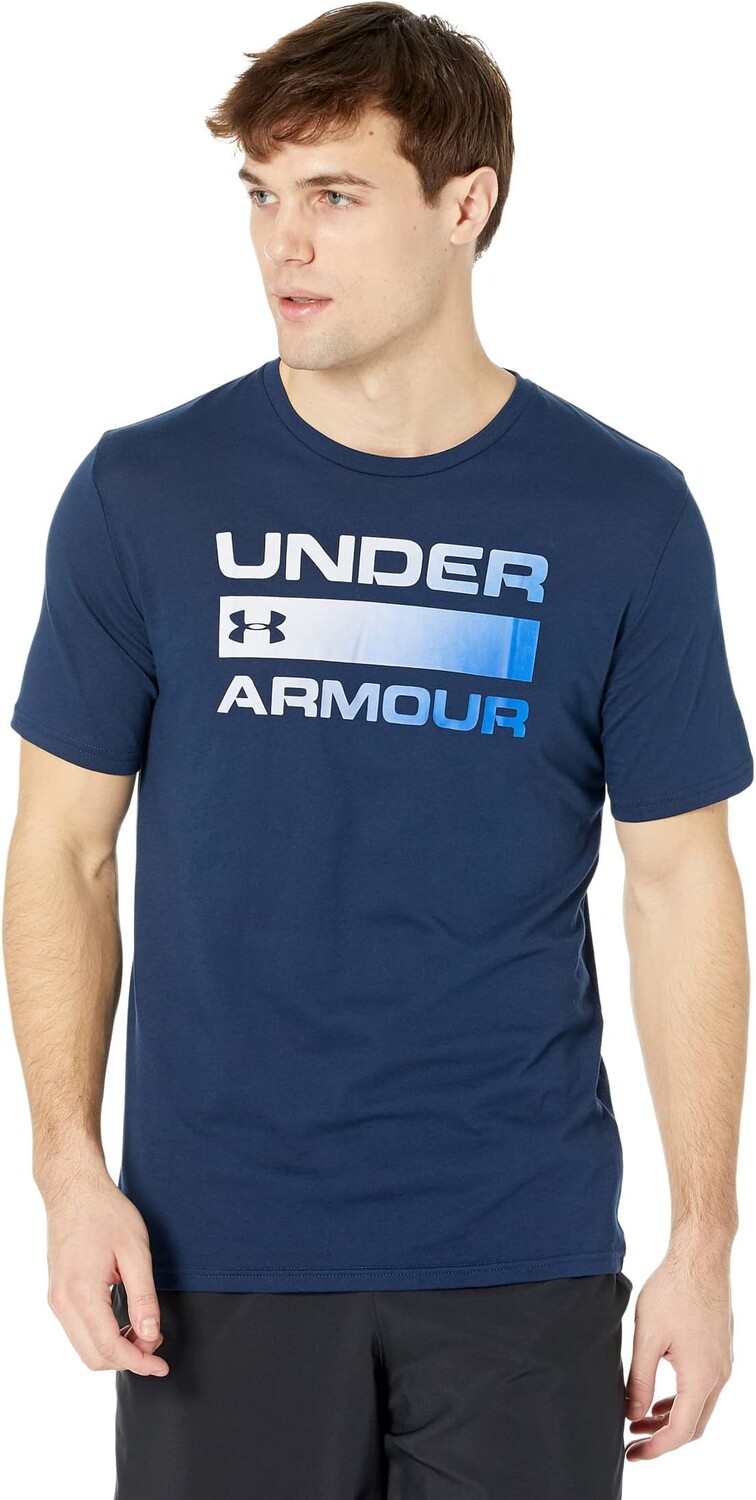 

Надпись команды UA с коротким рукавом Under Armour, цвет Academy/Graphite