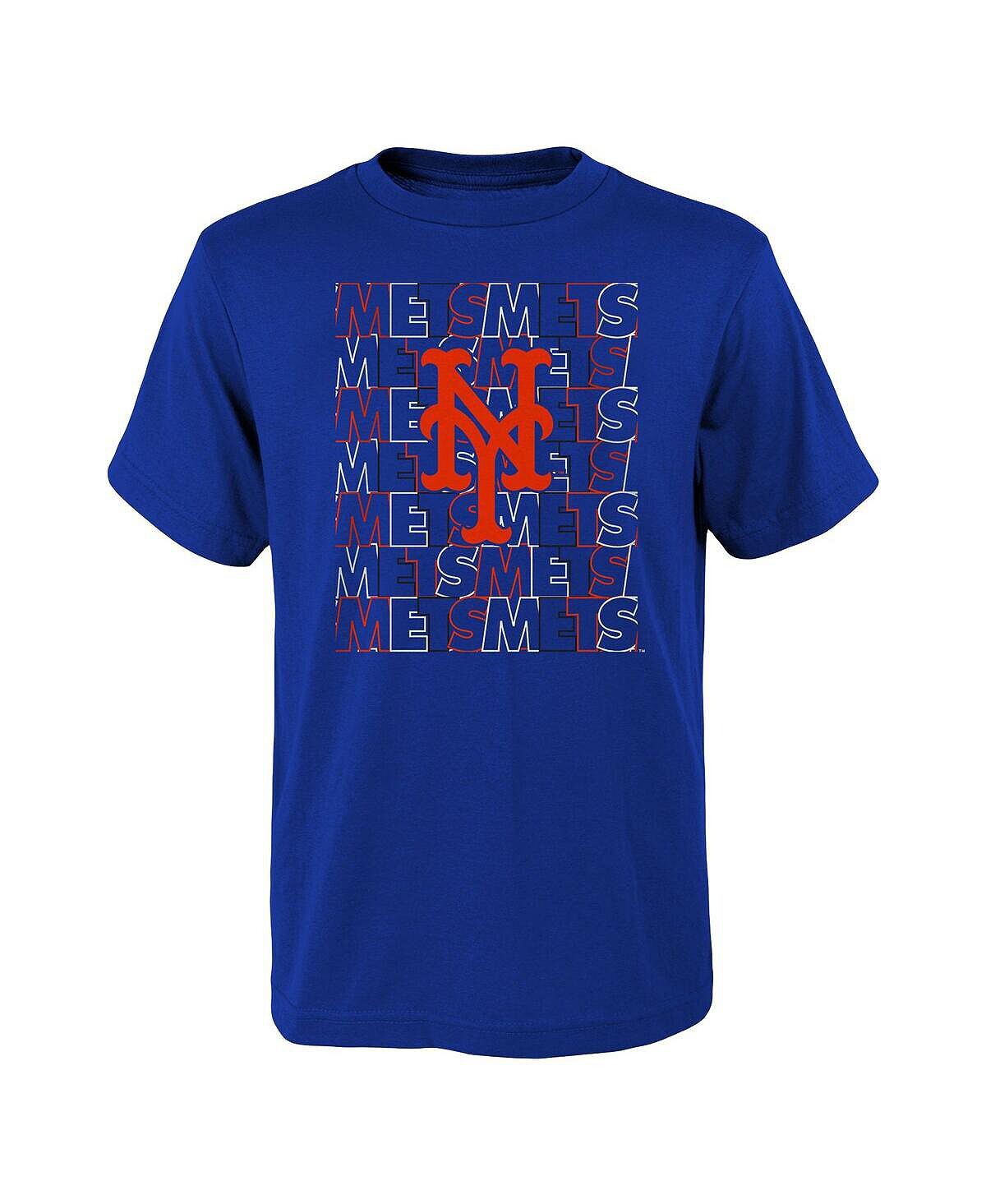 

Футболка Royal New York Mets Letterman для мальчиков и девочек Big Boys and Girls Outerstuff