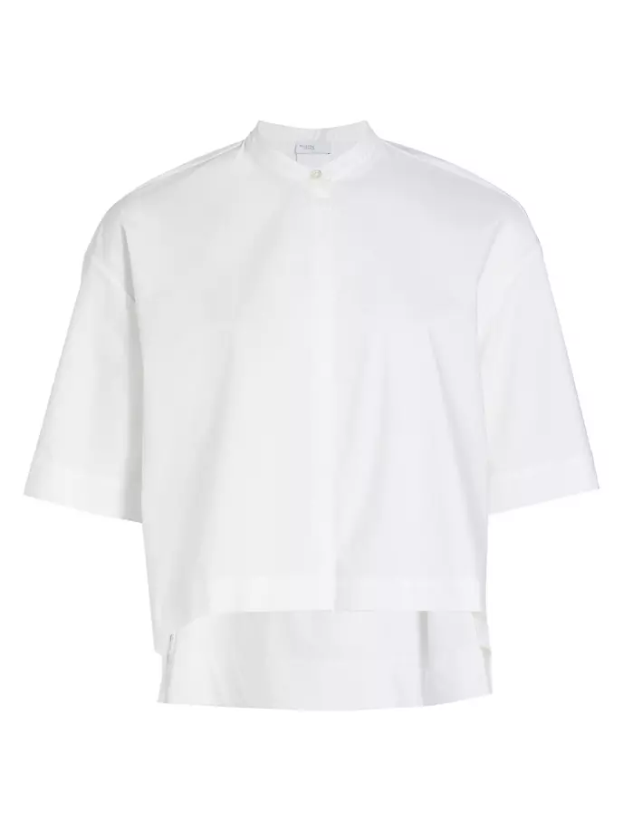 Укороченная рубашка из поплина Rosetta Getty, белый rosetta getty повседневные брюки