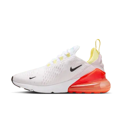 

Кроссовки Nike Air Max 270, цвет White/Bright Crimson/Pink Foam/Black