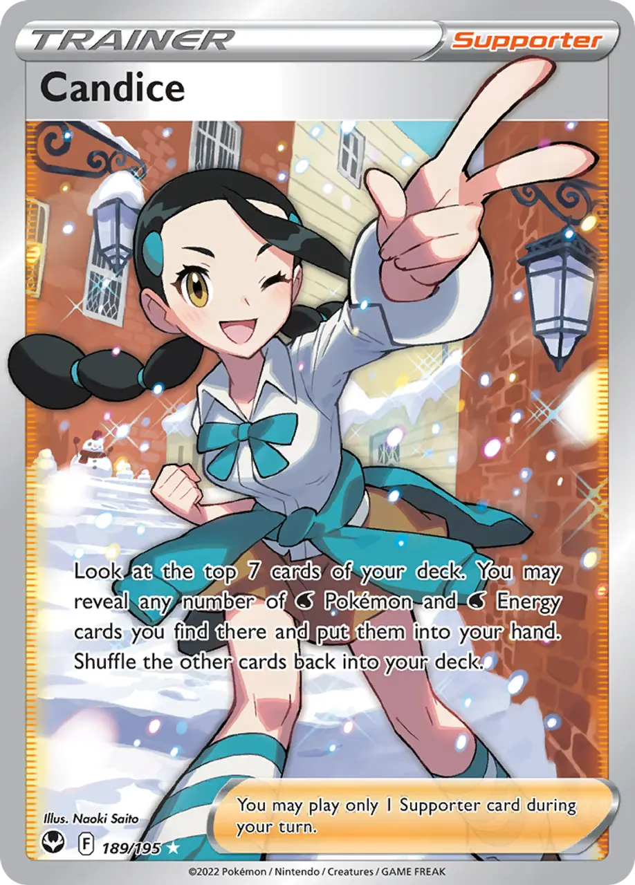 

Карточная игра Candice 189/195 - Silver Tempest Holofoil
