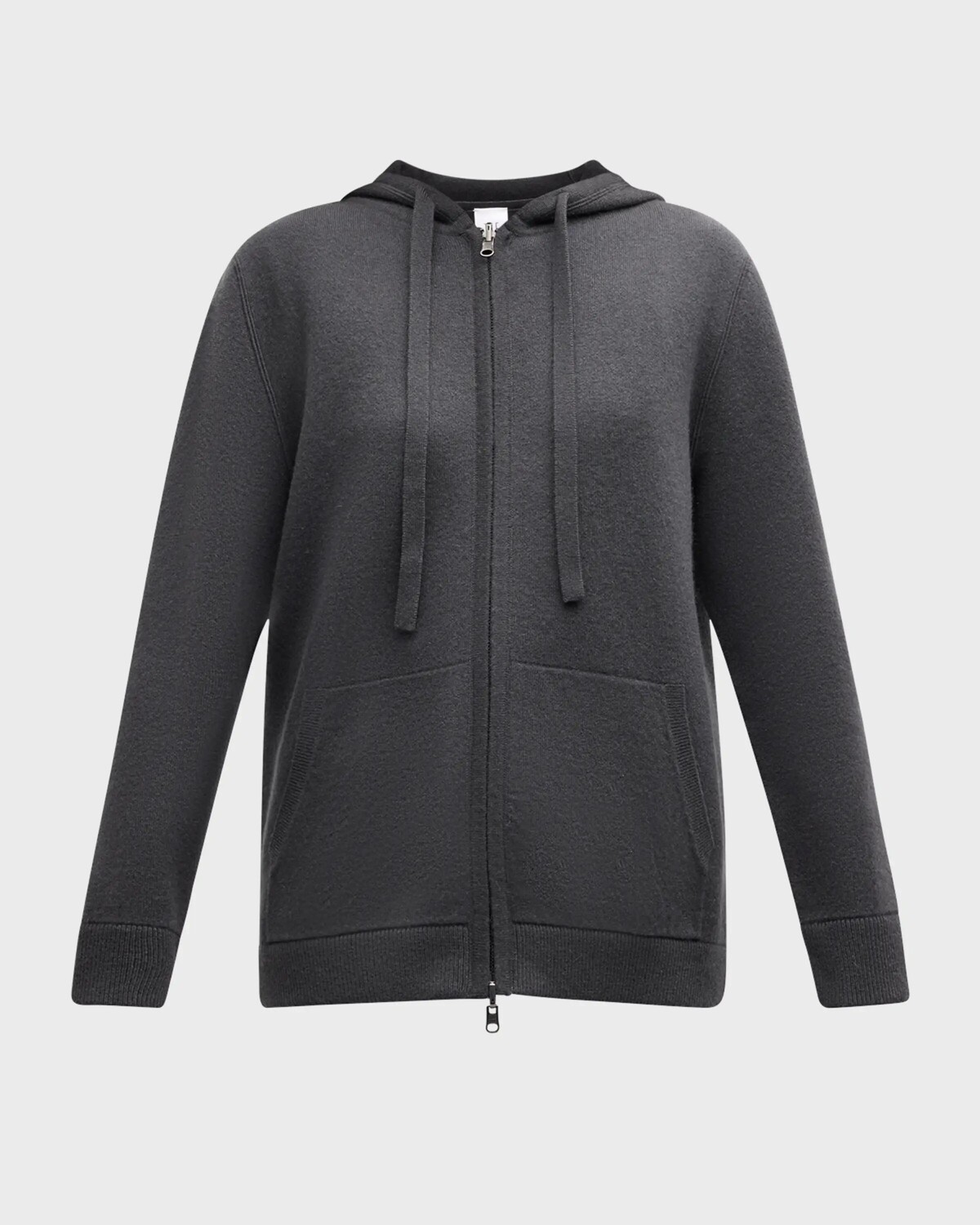 

Двусторонняя толстовка из кашемира на молнии спереди Tse Cashmere, цвет Granite Black