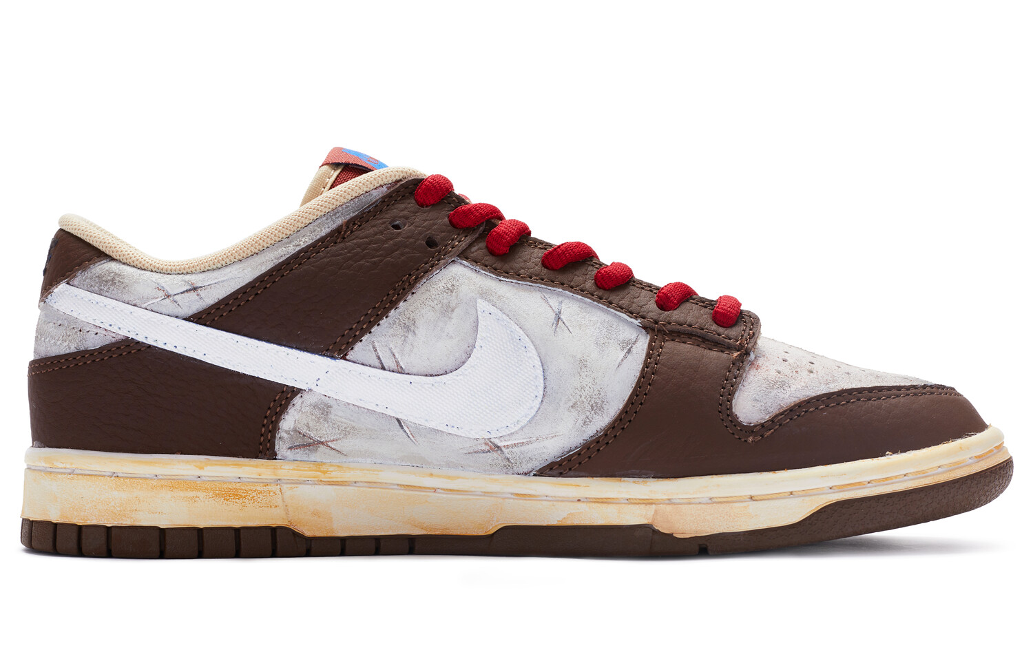 

Кроссовки в винтажном стиле Nike Dunk, серый/черный