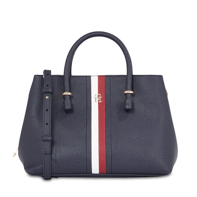 

Сумка Tommy Hilfiger ThEmblem Satchel, темно-синий
