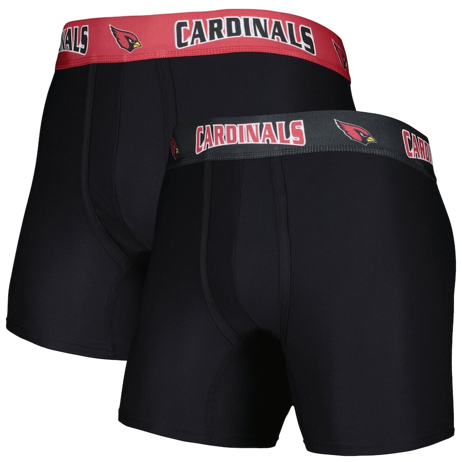 

Комплект боксеров 2 шт Concepts Sport Arizona Cardinals, черный