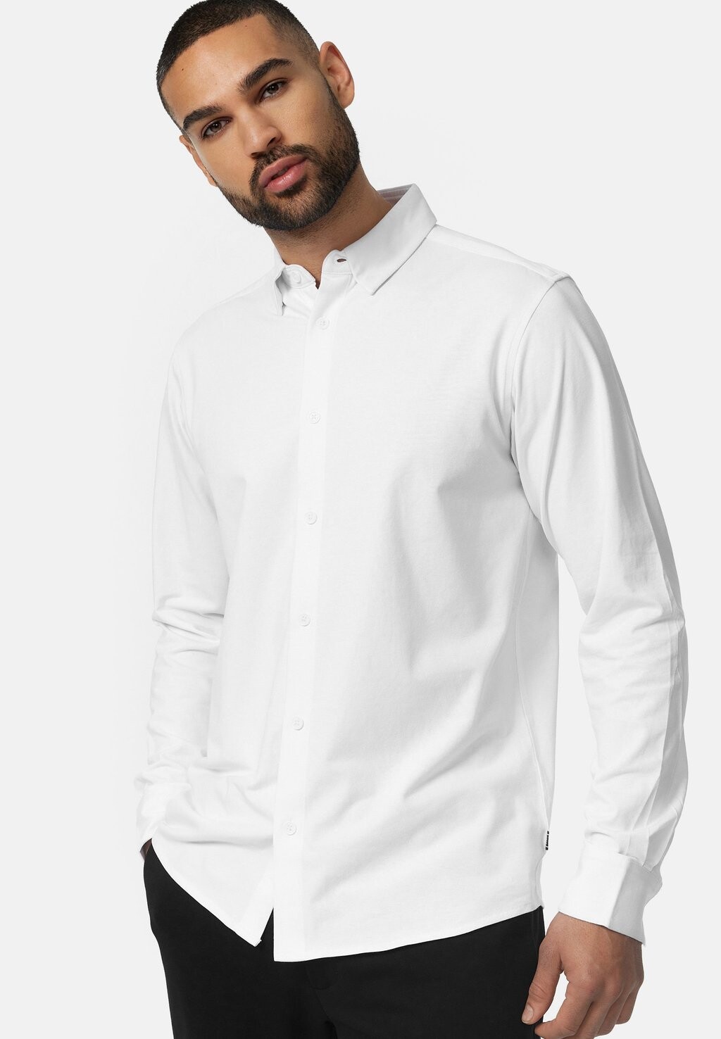 

Рубашка LANGARM THEO INDICODE JEANS, цвет optical white