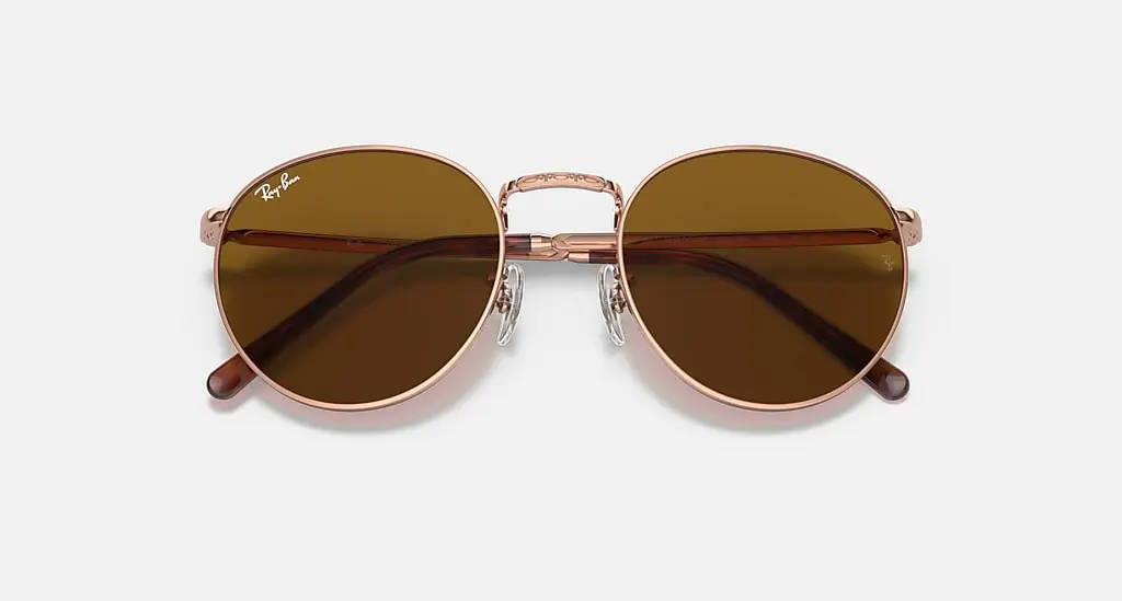 

Солнцезащитные очки Ray-Ban NEW ROUND, коричневый