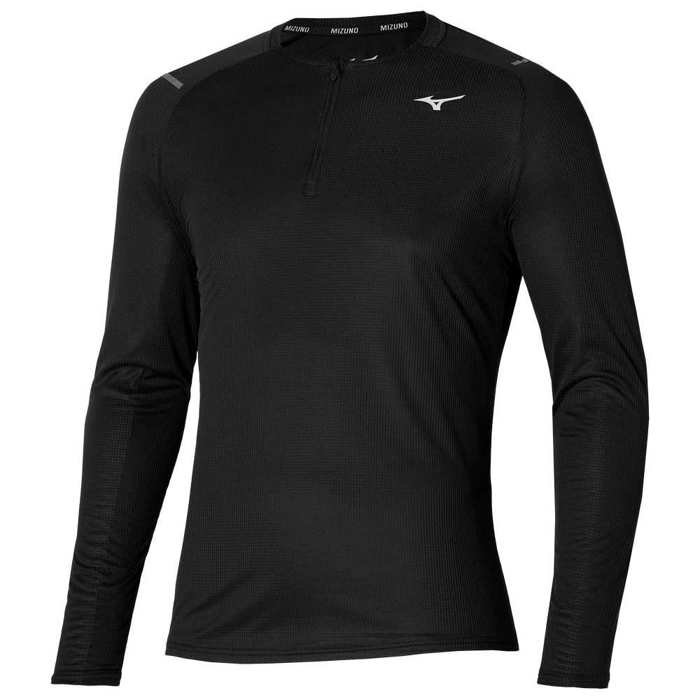 

Футболка Mizuno DryAeroFlow Half Zip, черный