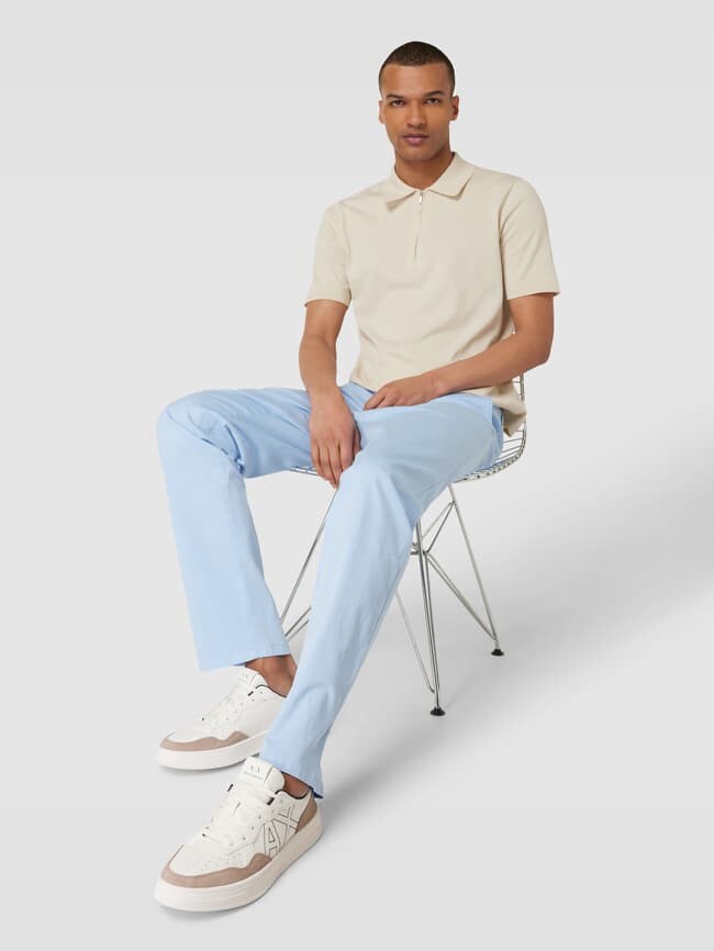 

Кроссовки с контрастной отделкой ARMANI EXCHANGE, молочный