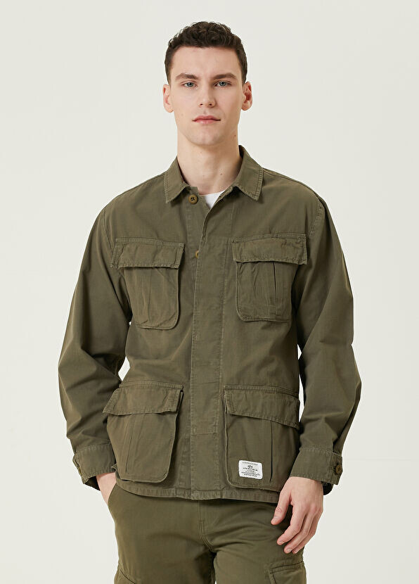 

Верхняя рубашка Jungle усталости Alpha Industries, хаки