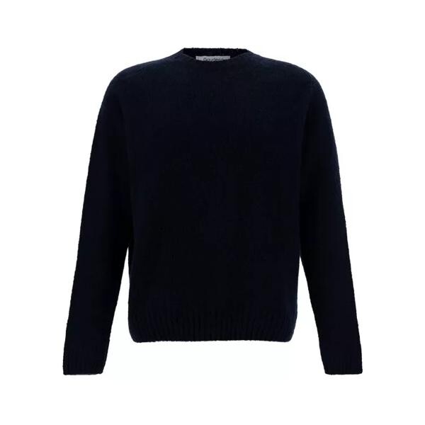 

Свитер crewneck sweater with ribbed trims in alpaca Gaudenzi, синий