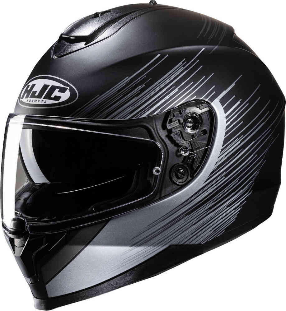 C70N Качающийся шлем HJC, черное серебро