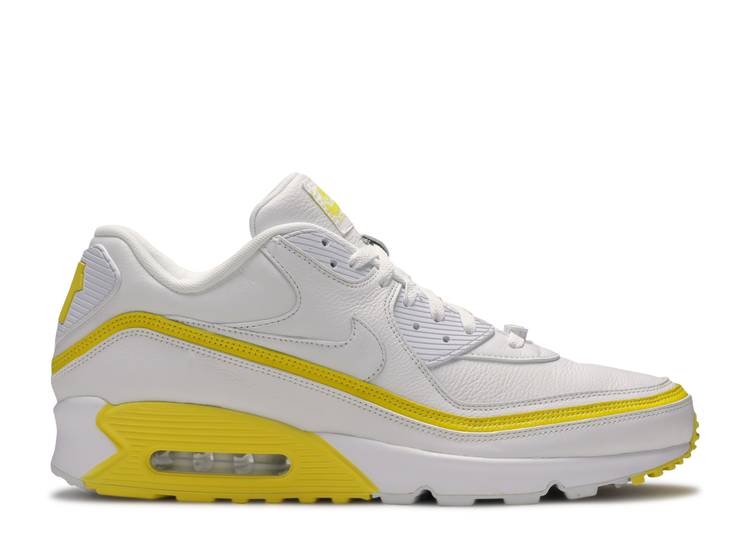 

Кроссовки Nike UNDEFEATED X AIR MAX 90 'WHITE OPTIC YELLOW', белый, Белый;желтый