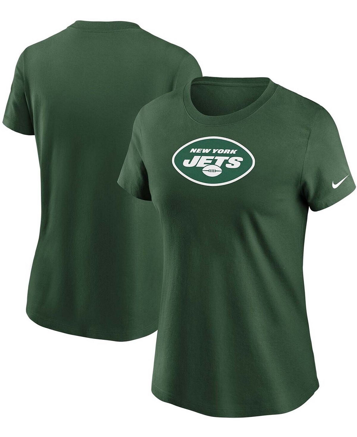 

Зеленая женская футболка с логотипом New York Jets Essential Nike, зеленый