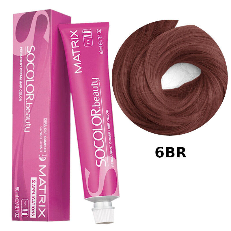 

Стойкая краска для волос 6br Matrix Socolor.Beauty, 90 мл