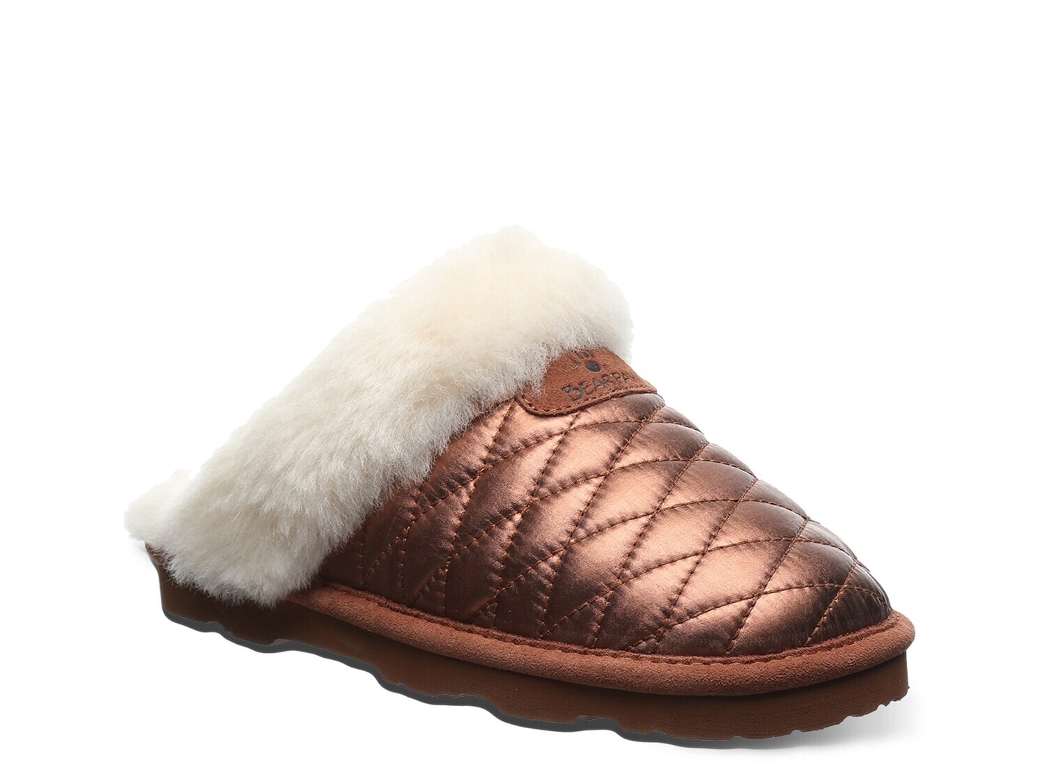 

Тапочки Effie Scuff Bearpaw, бронзовый металлик
