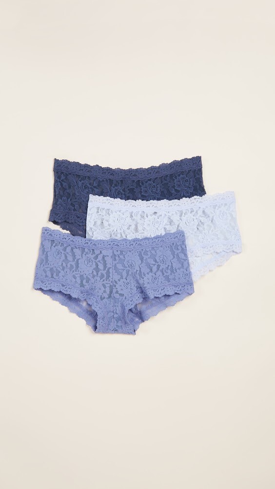 

Шорты Hanky Panky Signature Lace Something Blue Boyshorts, синий