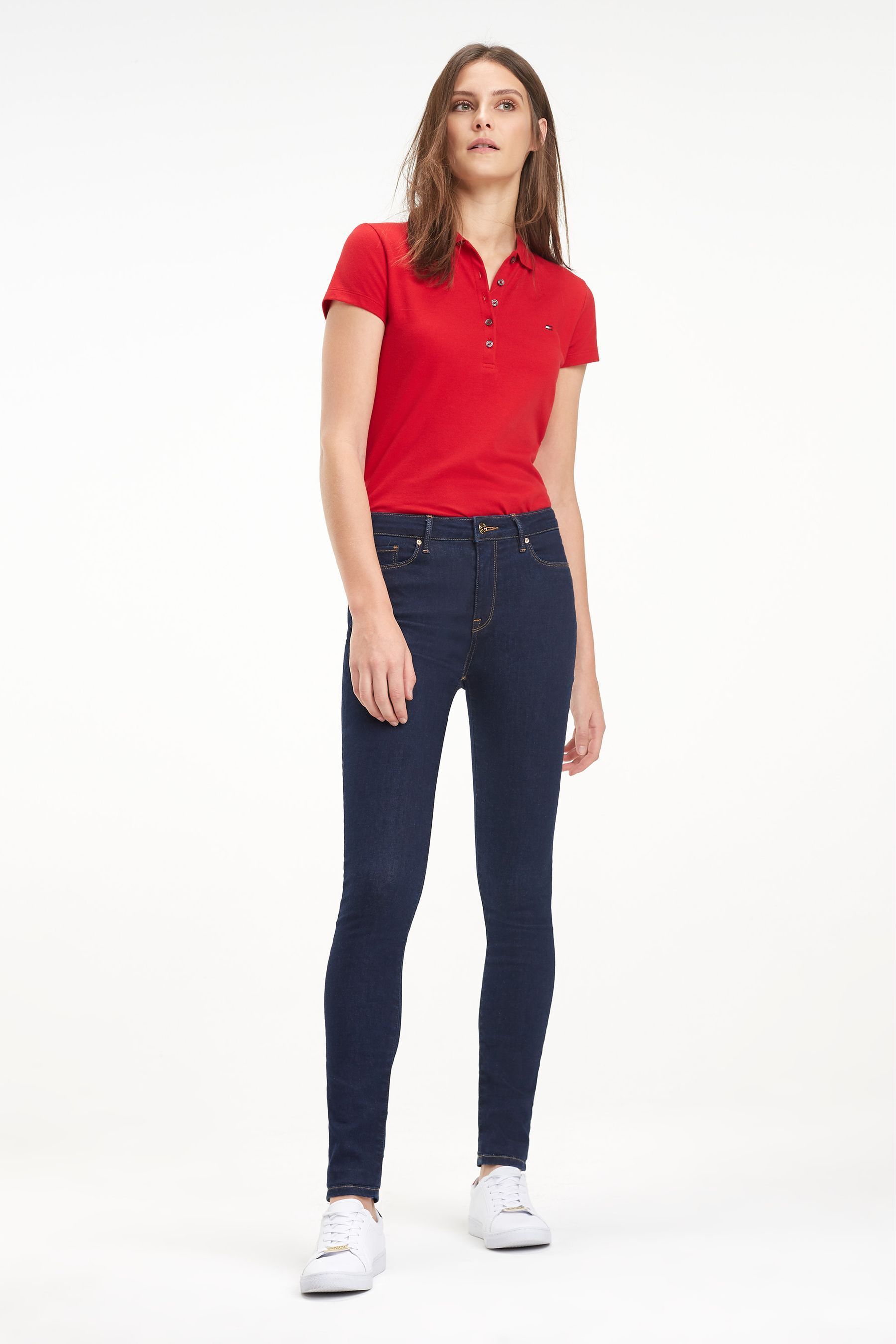 

Tommy Jeans Como Steffie синие джинсы скинни Tommy Hilfiger, синий