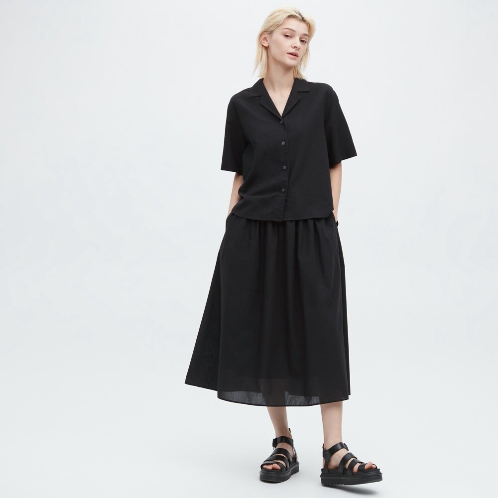 

Женская юбка Uniqlo длинная, черный