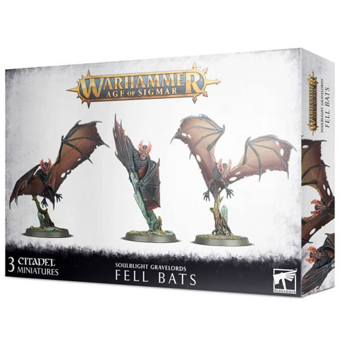 

Миниатюра Games Workshop Warhammer Age of Sigmar: Soulblight Gravelords - Fell Bats