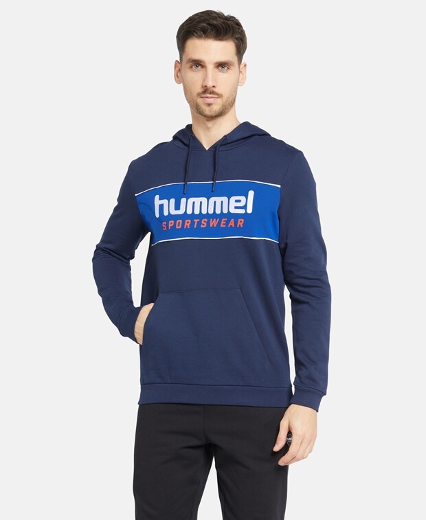 

Толстовка с капюшоном Hummel, темно-синий
