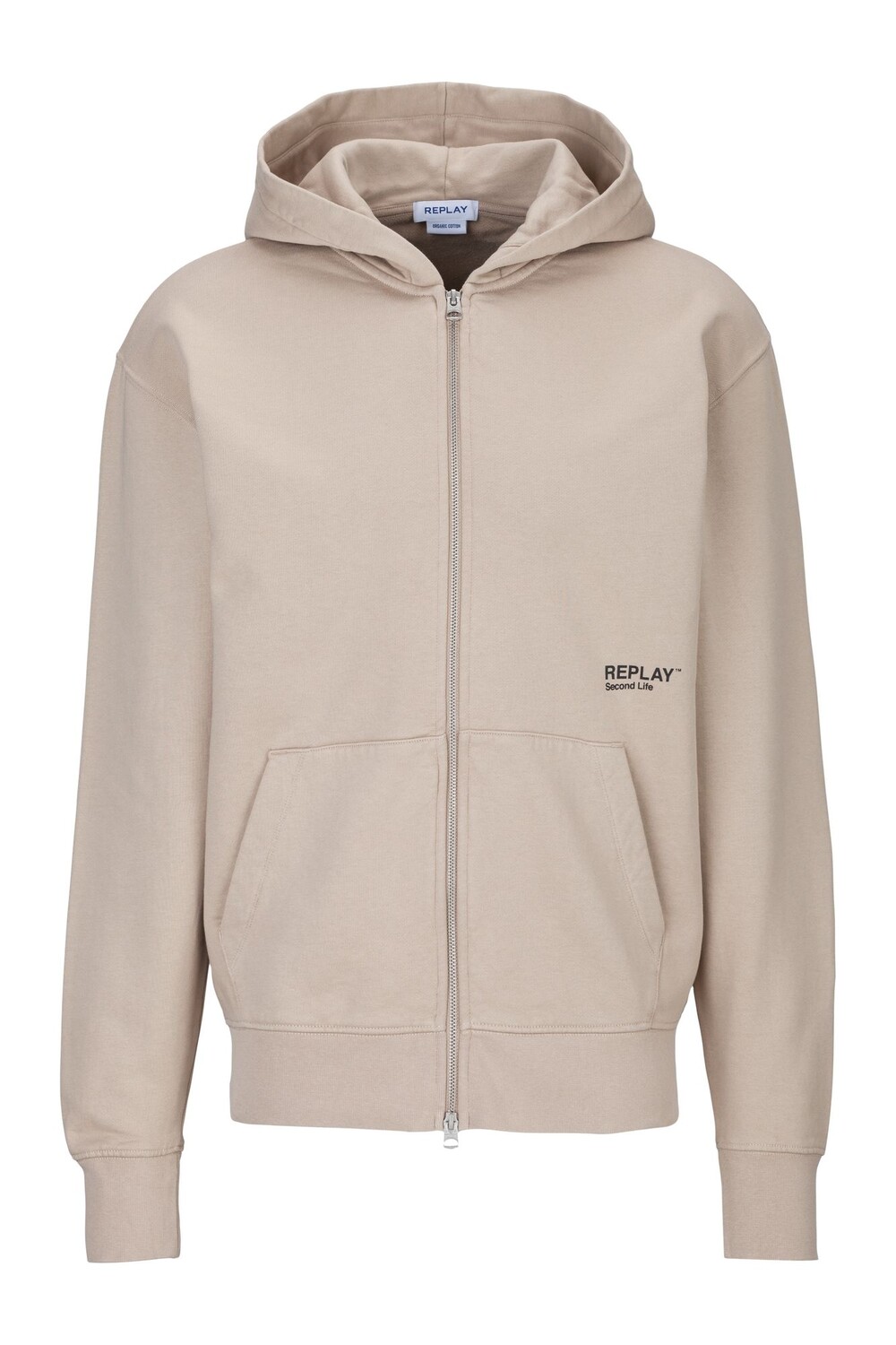 

Толстовка Replay Sweatshirt Organic Cotton Fleece, коричневый