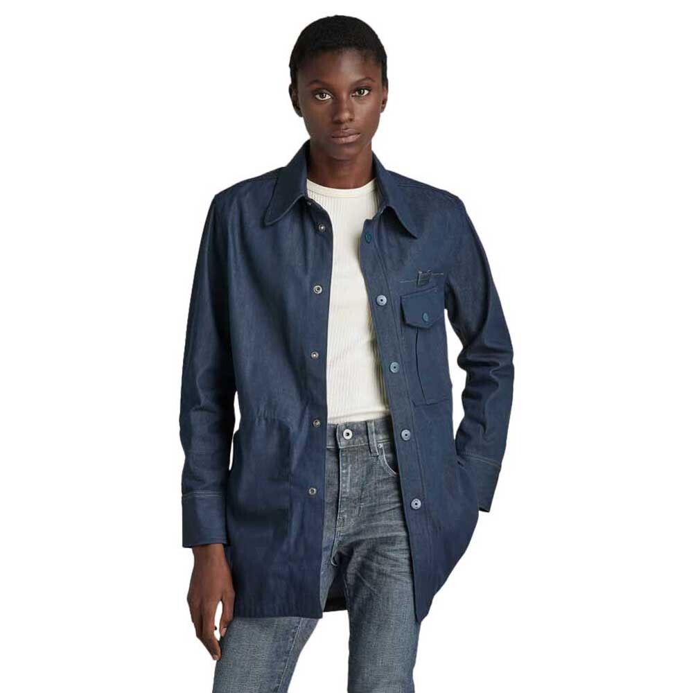 

Куртка G-Star Naval Collar Overshirt 2.0, синий