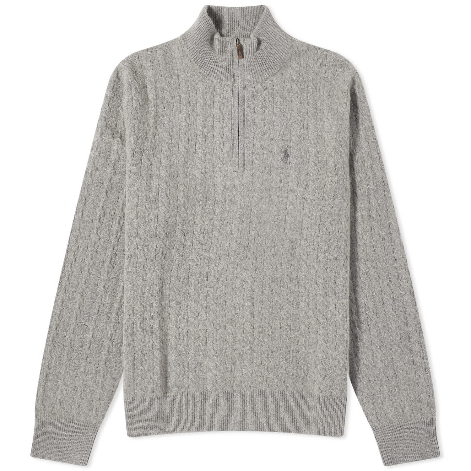 

Джемпер Polo Ralph Lauren Half Zip Cable, цвет Fawn Grey Heather