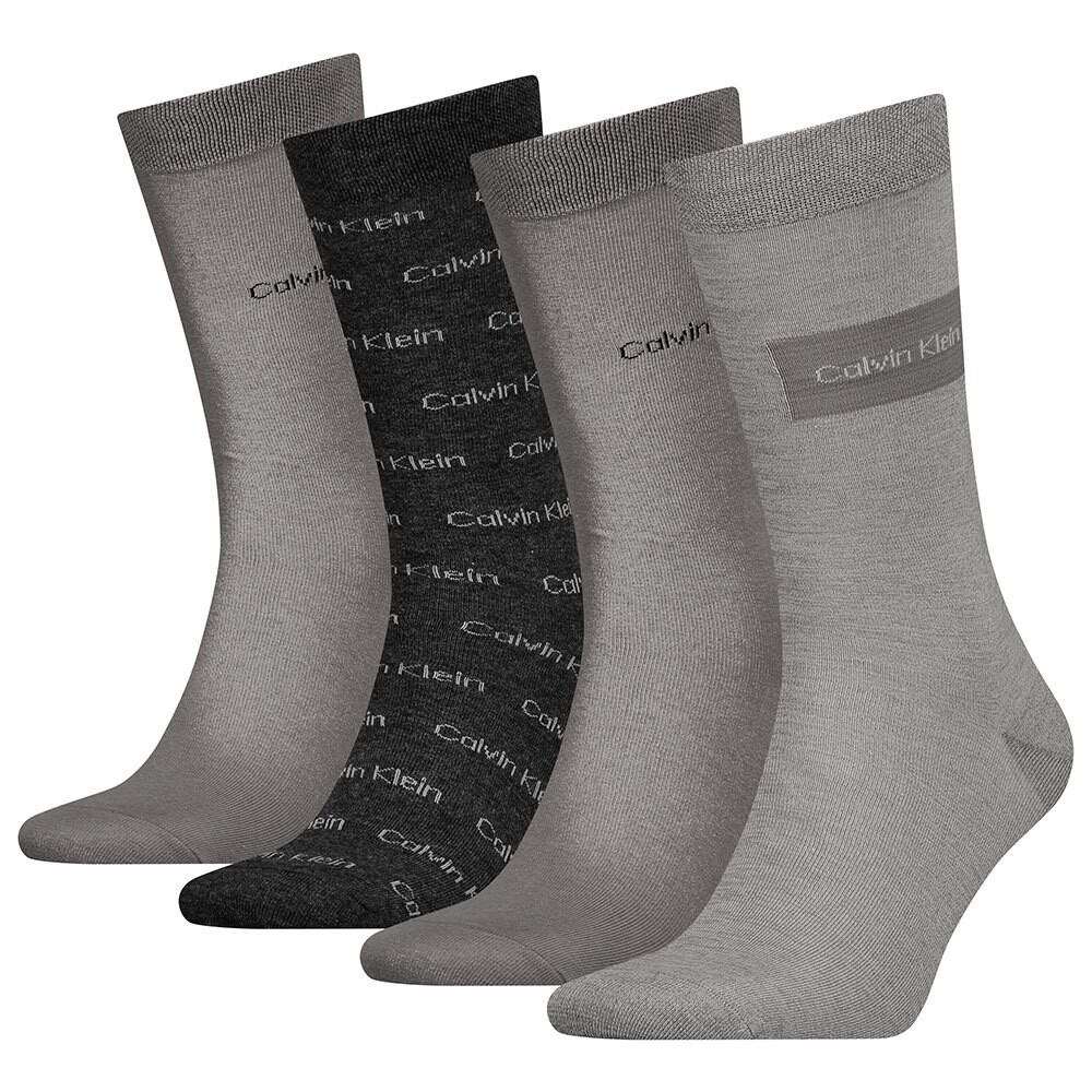 

Носки Calvin Klein All Over Logo Giftbox 4 шт, разноцветный