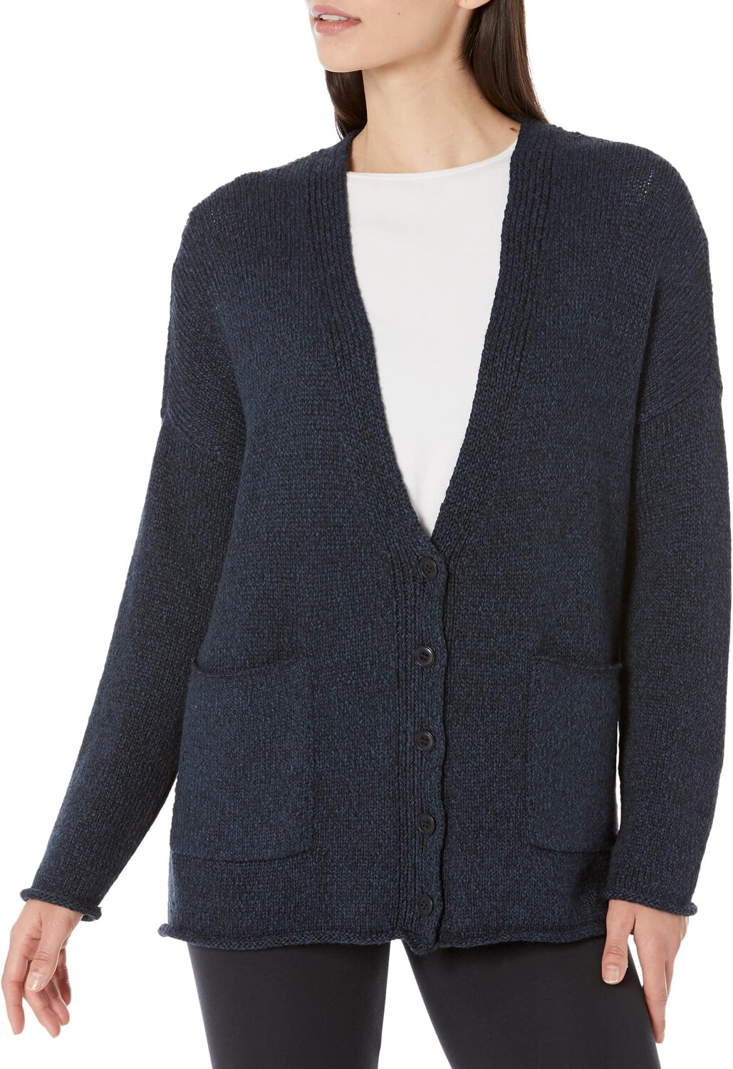 

Свитер V-Neck Cardigan Eileen Fisher, цвет Nocturne