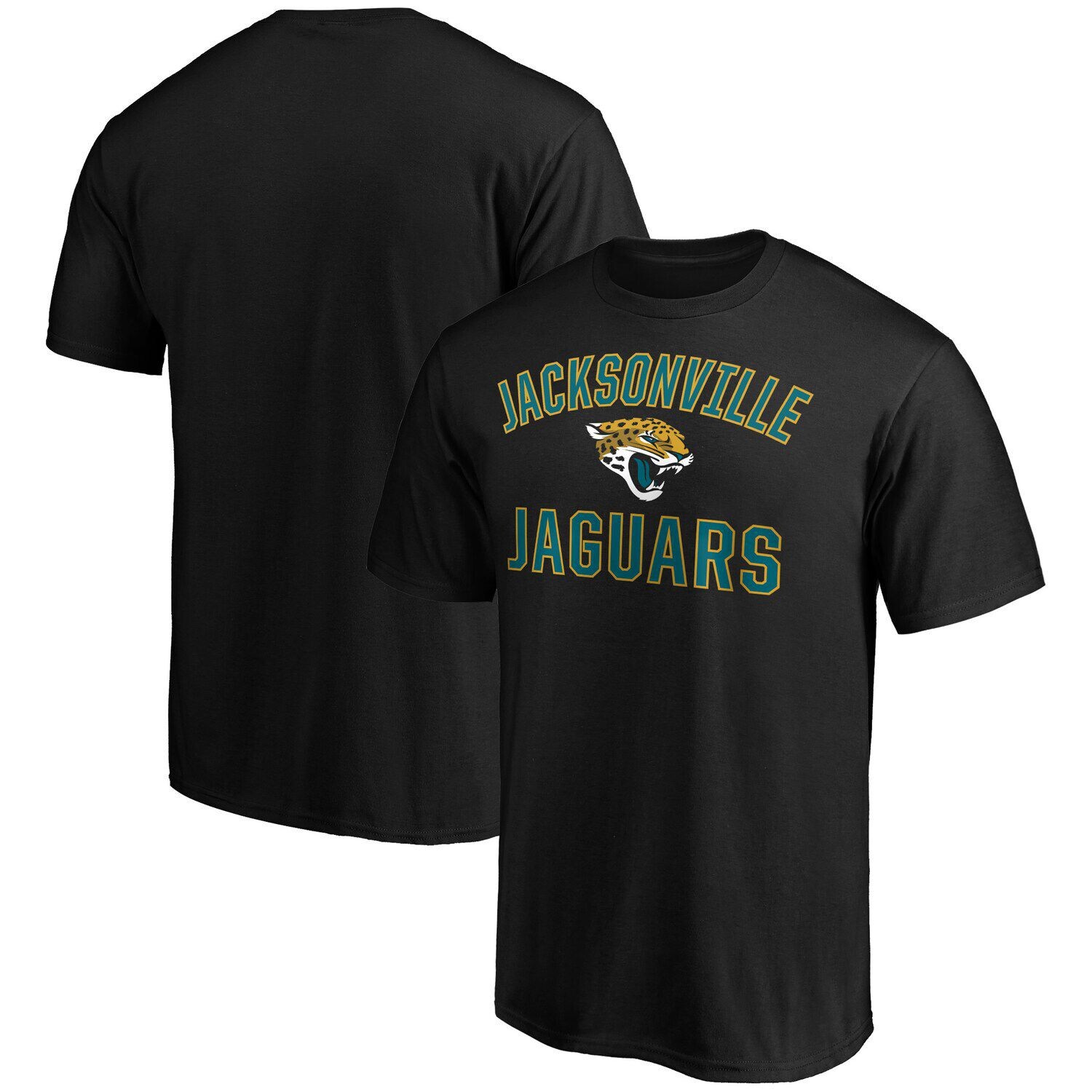 

Мужская черная футболка с логотипом Jacksonville Jaguars Victory Arch Fanatics