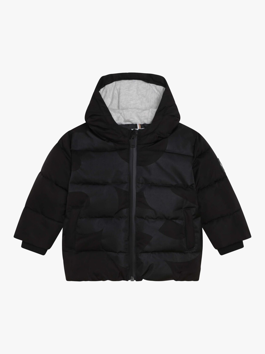 

Утепленная куртка с логотипом HUGO BOSS Baby, черная, Черный