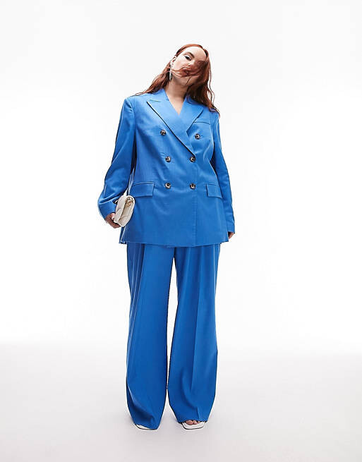 

Синий блейзер Topshop Curve