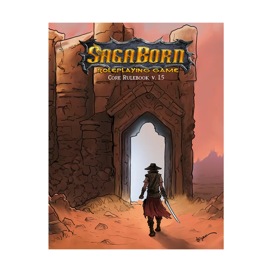 

SagaBorn Core Rulebook (1.5 Edition), SagaBorn RPG, твердый переплет