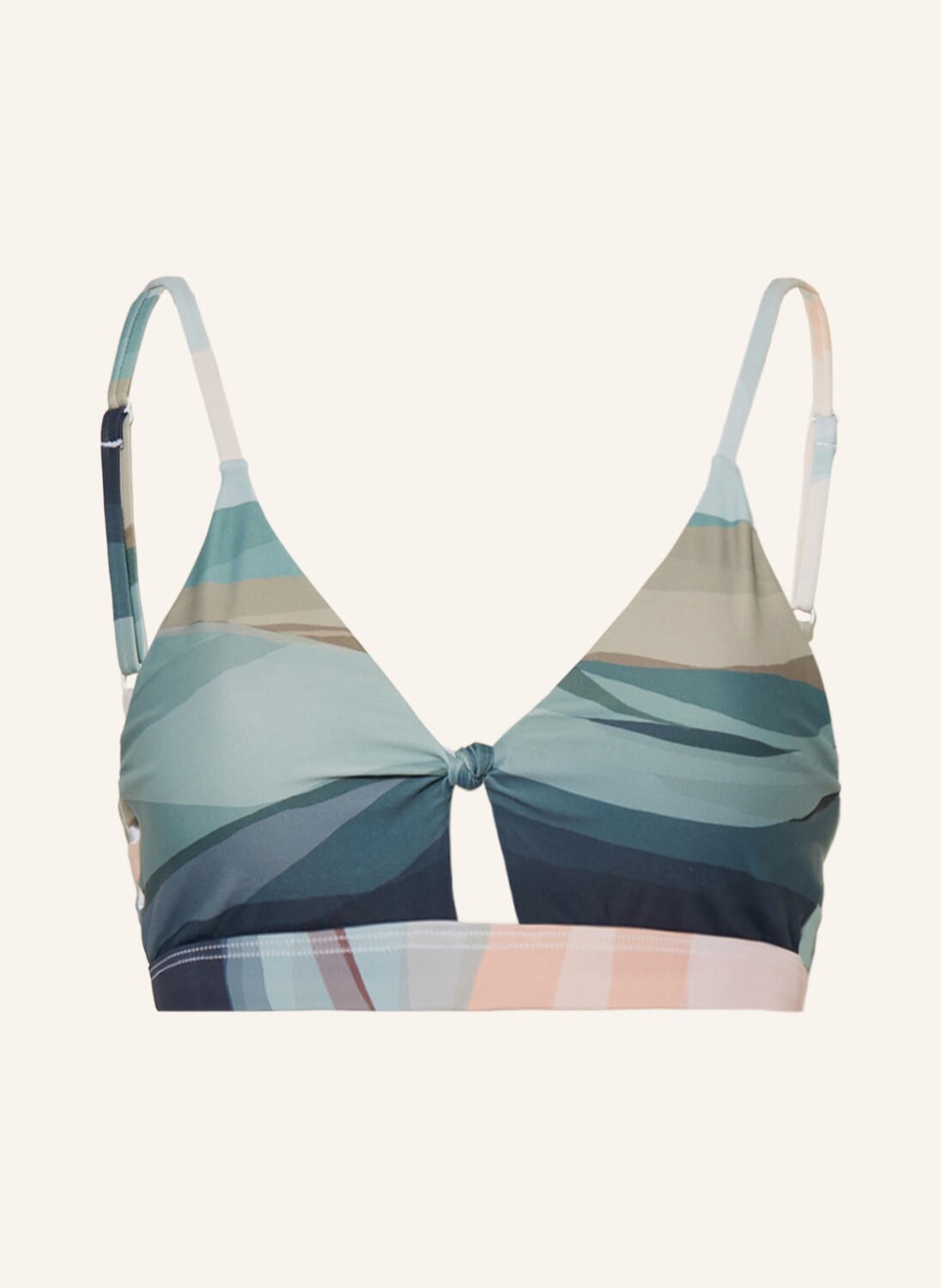 

Топ бикини PICTURE Bralette KALTA mit UV-Schutz 50+, светло-зеленый