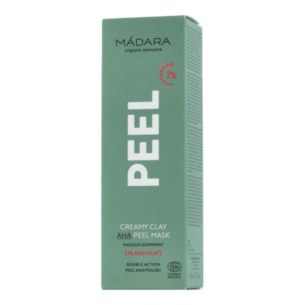 MÁDARA Peel Creamy Clay AHA Пилинг-маска 60 мл lc peel пилинг тса 10% 60 мл