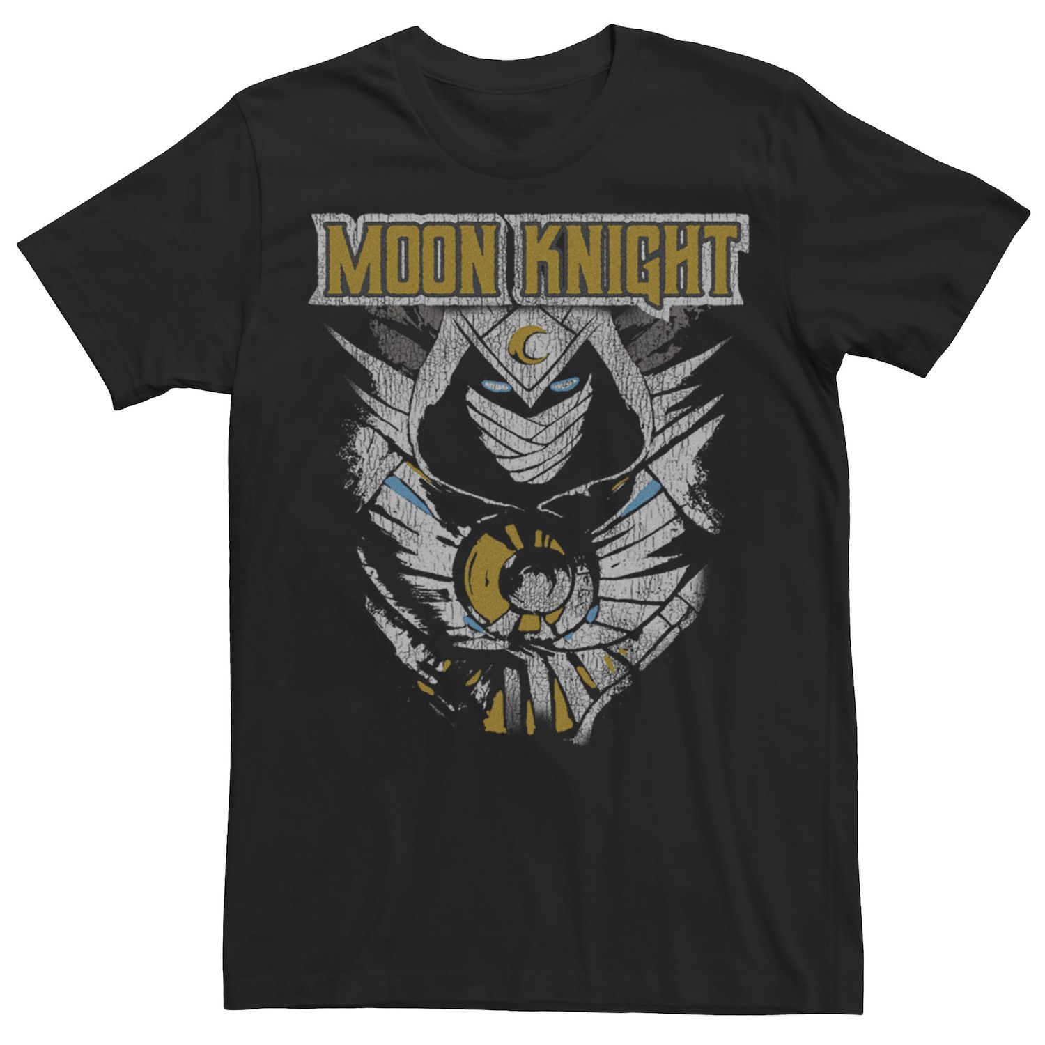 Мужская футболка с блестками Marvel Moon Knight Moon Licensed Character набор фигурок marvel moon knight khonshu moon knight