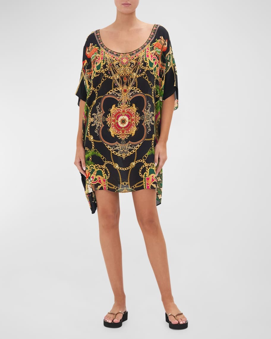 

Мини-кафтан Jealousy And Jewels с круглым вырезом Camilla