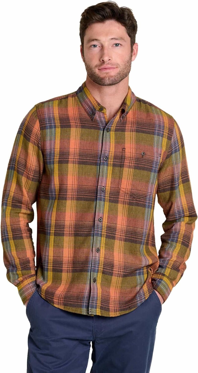 

Рубашка Toad&Co Airsmyth Long Sleeve Shirt, цвет Papaya