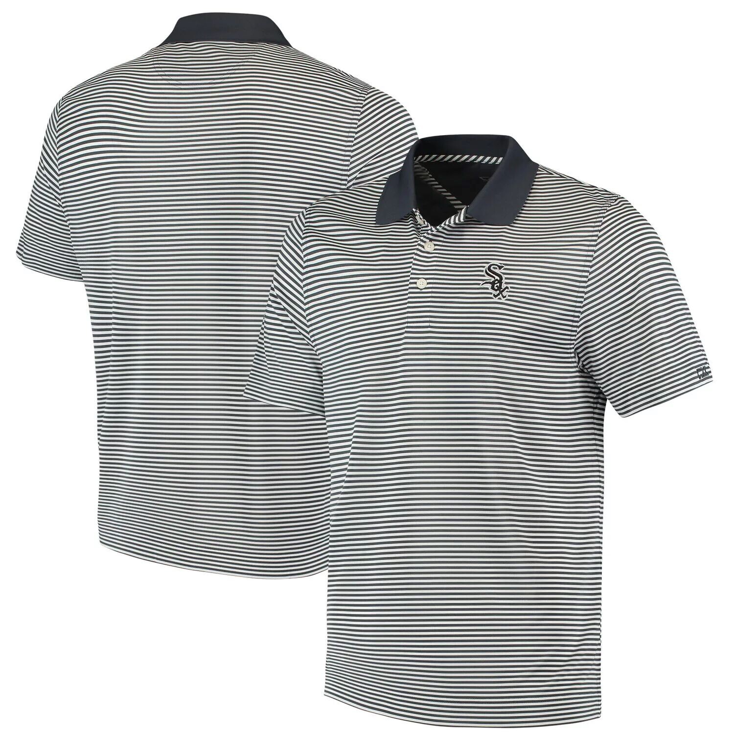 

Мужская рубашка-поло DryTec в полоску Cutter & Buck Grey Chicago White Sox Trevor Stripe