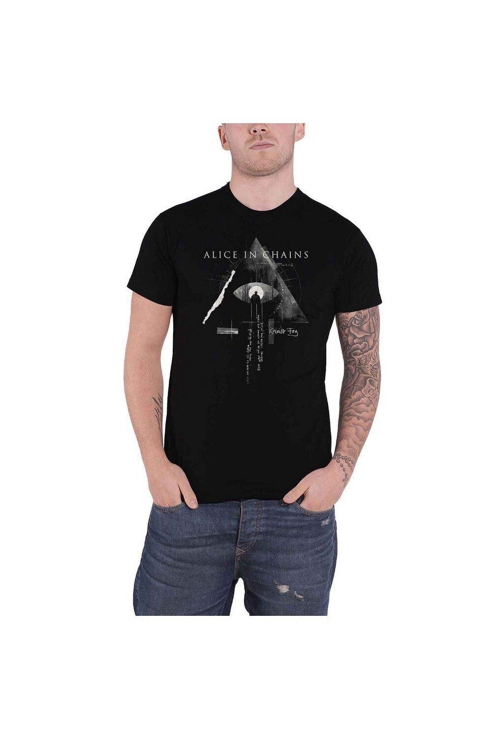 

Футболка с принтом на спине Fog Mountain Alice In Chains, черный