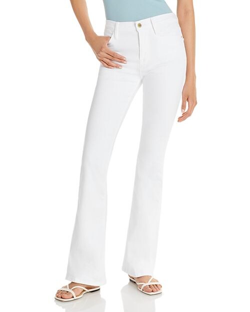 

Джинсы Le High Rise Flare в цвете Белый FRAME, цвет White