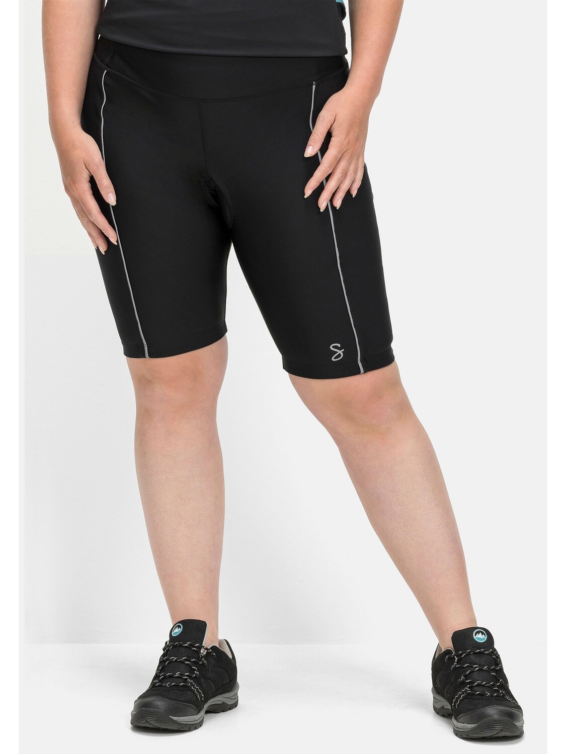 

Леггинсы sheego Radlerhose, черный